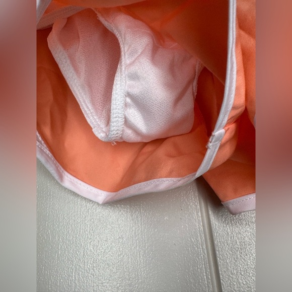 Nike Orange and White Athletic Shorts Dri-FIT Performance girls XS - Picture 9 of 10